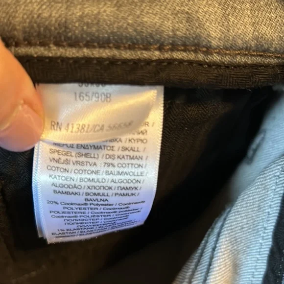 Polo Ralph Lauren- Men’s Grey Wash Black Label Jeans - Size 35/30